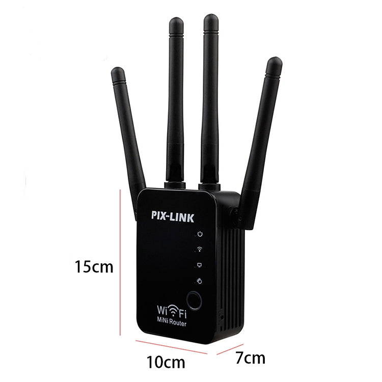 Wireless Smart WiFi Router Repeater with 4 WiFi Antennas, Plug Specification:US Plug(White) - Wireless Routers by buy2fix | Online Shopping UK | buy2fix