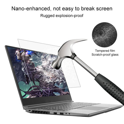 Laptop Screen HD Tempered Glass Protective Film For MECHREVO Z3 Air 15.6 inch - Computer & Networking by buy2fix | Online Shopping UK | buy2fix