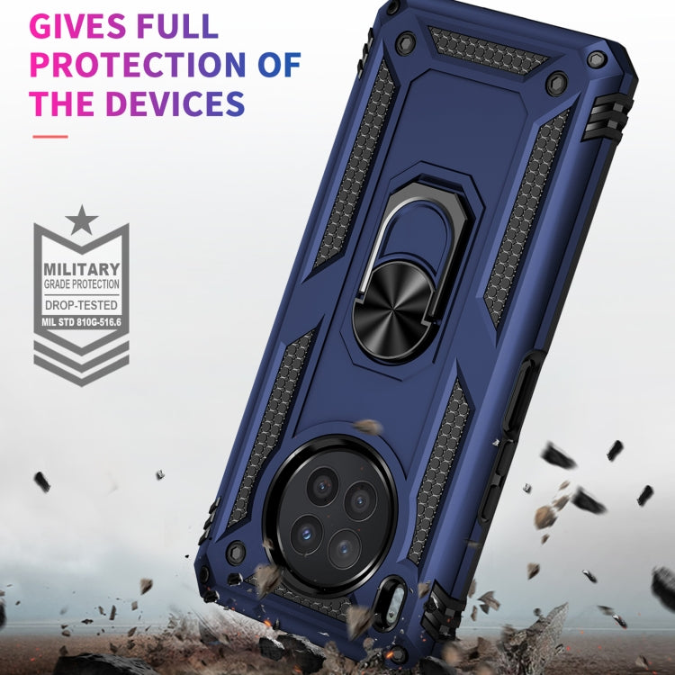For Huawei nova 8i Shockproof TPU + PC Phone Case with 360 Degree Rotating Holder(Blue) - Mobile Accessories by buy2fix | Online Shopping UK | buy2fix