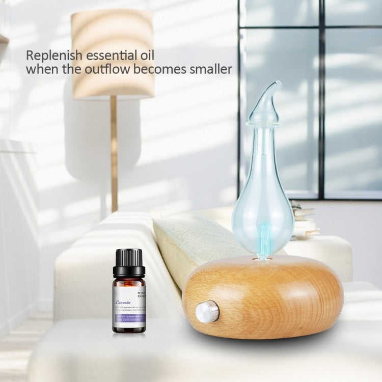 Wood Essential Oil Diffuser Aromatherapy Machine Automatic Alcohol Sprayer, Plug Specification:EU Plug(Light Brown) - Home & Garden by buy2fix | Online Shopping UK | buy2fix