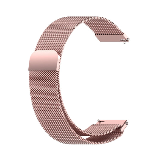 For Huawei Watch GT 3 42mm 20mm Milan Metal Watch Band(Rose Pink) - Smart Wear by buy2fix | Online Shopping UK | buy2fix