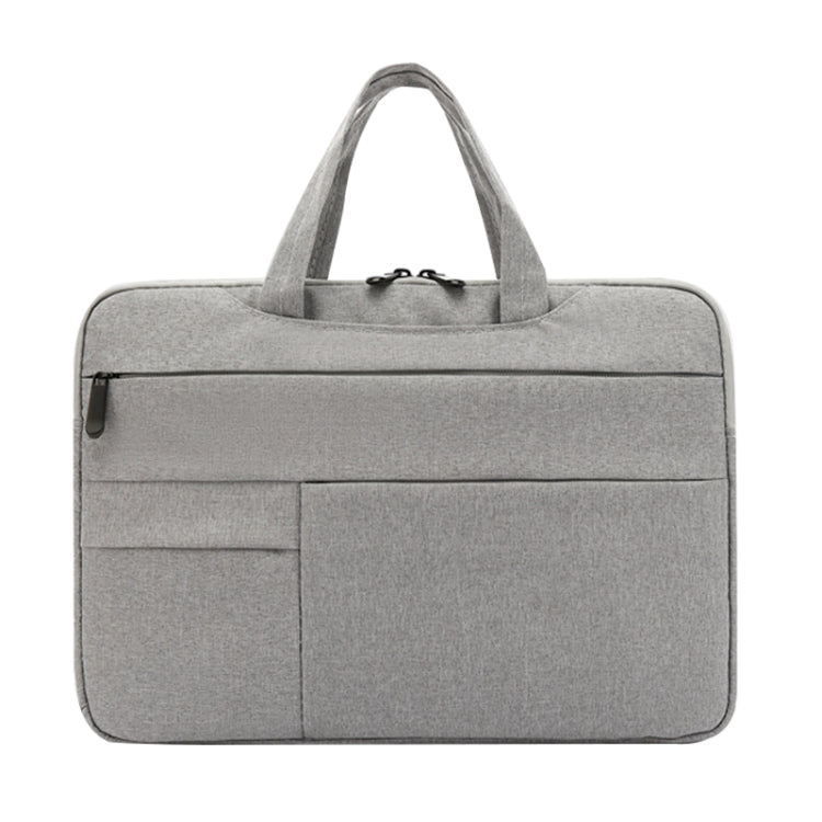 POFOKO C510 Waterproof Oxford Cloth Laptop Handbag For 13.3 inch Laptops(Grey) - 13.3 inch by POFOKO | Online Shopping UK | buy2fix