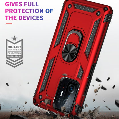 For Xiaomi 11T Pro Shockproof TPU + PC Phone Case(Red) - Xiaomi Cases by buy2fix | Online Shopping UK | buy2fix