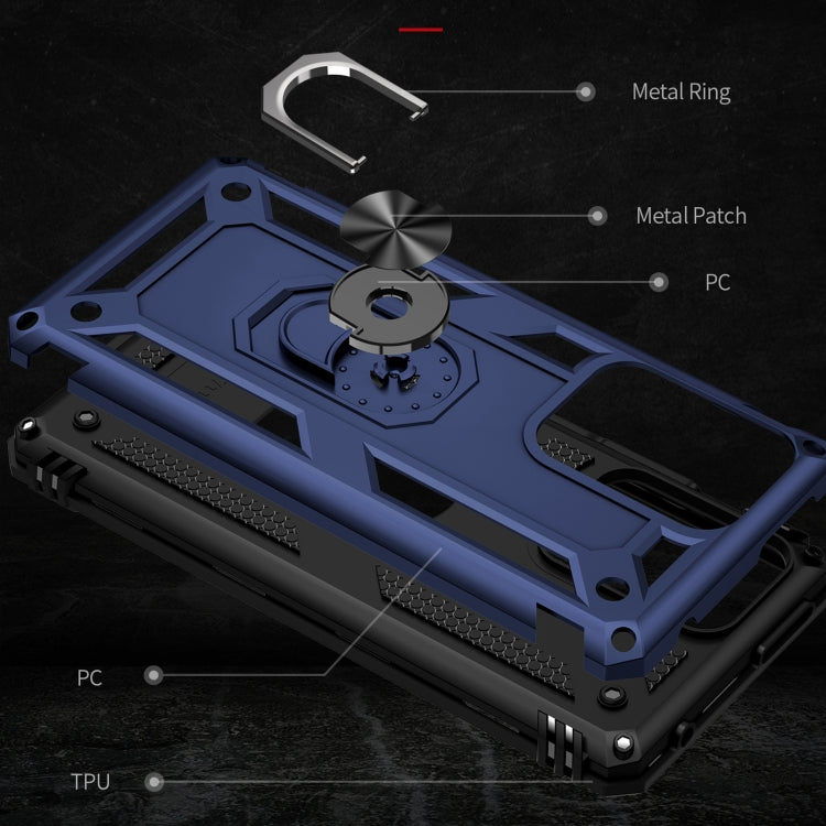 For Xiaomi 11T Pro Shockproof TPU + PC Phone Case(Blue) - Xiaomi Cases by buy2fix | Online Shopping UK | buy2fix