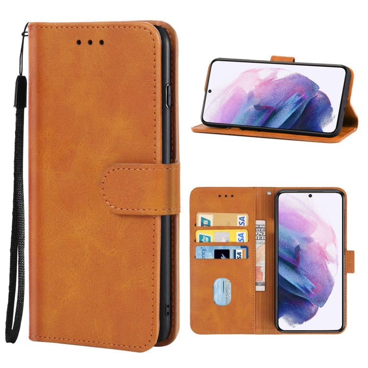 Leather Phone Case For Samsung Galaxy S21+ 5G(Brown) - Galaxy S21+ 5G Cases by buy2fix | Online Shopping UK | buy2fix