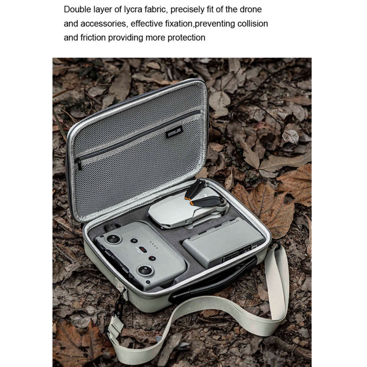 For DJI Mavic Mini 2 STARTRC 1110309 Drone Handbag Messenger Storage Bag(Grey) - DJI & GoPro Accessories by STARTRC | Online Shopping UK | buy2fix