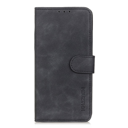 For Huawei Honor 60 KHAZNEH Retro Texture Horizontal Flip Leather Phone Case(Black) - Honor Cases by buy2fix | Online Shopping UK | buy2fix