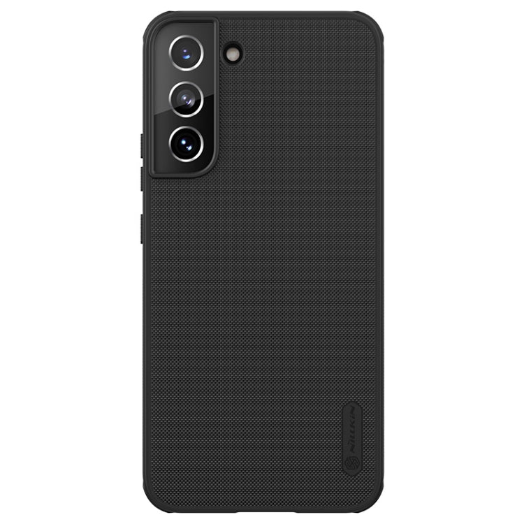 For Samsung Galaxy S22 5G NILLKIN Super Frosted Shield Pro PC + TPU Phone Case(Black) - Galaxy S22 5G Cases by NILLKIN | Online Shopping UK | buy2fix