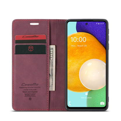 For Samsung Galaxy A53 5G CaseMe 013 Multifunctional Horizontal Flip Leather Phone Case(Wine Red) - Galaxy Phone Cases by CaseMe | Online Shopping UK | buy2fix