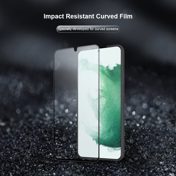 For Samsung Galaxy S22+ 5G NILLKIN Impact Resistant CurvedSurface Tempered Glass Film - Galaxy S22+ 5G Tempered Glass by NILLKIN | Online Shopping UK | buy2fix