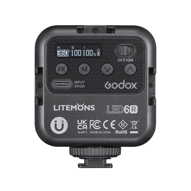 Godox LED-6R RGB LED Video Shoot Fill Light - Camera Accessories by Godox | Online Shopping UK | buy2fix