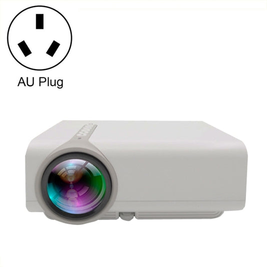 YG530 LED Small 1080P Wireless Screen Mirroring Projector, Power Plug:AU Plug(White) - Consumer Electronics by buy2fix | Online Shopping UK | buy2fix