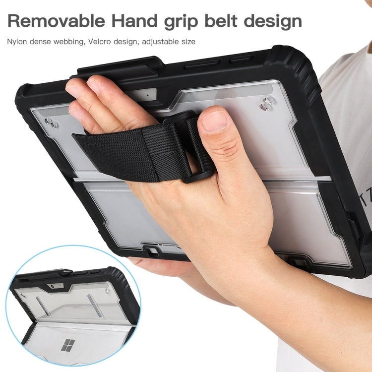 For MicroSoft Surface Pro 8 Acrylic Transparent Hand Strap Laptop Case - Other by buy2fix | Online Shopping UK | buy2fix