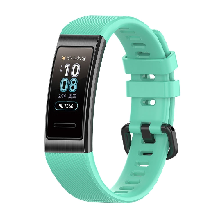 For Huawei Band 3 & 4 Pro Silicone Watch Band(Duck Green) - Smart Wear by buy2fix | Online Shopping UK | buy2fix