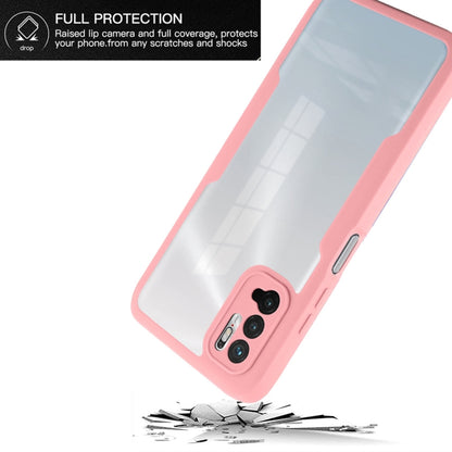 For Xiaomi Redmi Note 10 5G Acrylic + TPU 360 Degrees Full Coverage Phone Case(Black) - Xiaomi Cases by buy2fix | Online Shopping UK | buy2fix