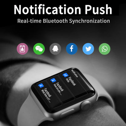 D SEVEN 1.9 inch TFT Screen Smart Watch, Support Bluetooth Dial/Sleep Monitoring(Blue) - Smart Wear by buy2fix | Online Shopping UK | buy2fix