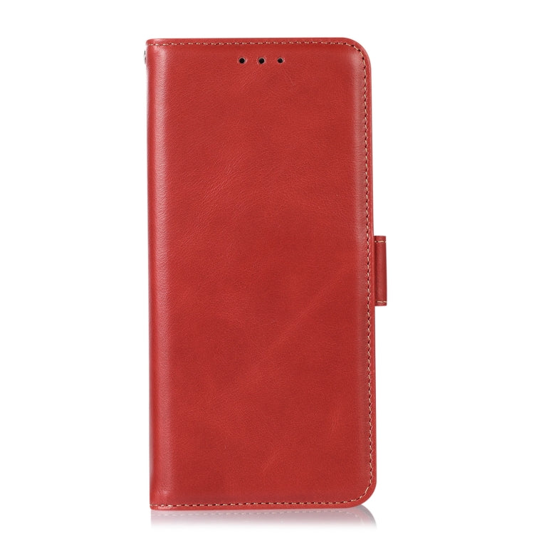 For Samsung Galaxy Xcover6 Pro Crazy Horse Top Layer Cowhide Leather Phone Case(Red) - Galaxy Phone Cases by buy2fix | Online Shopping UK | buy2fix