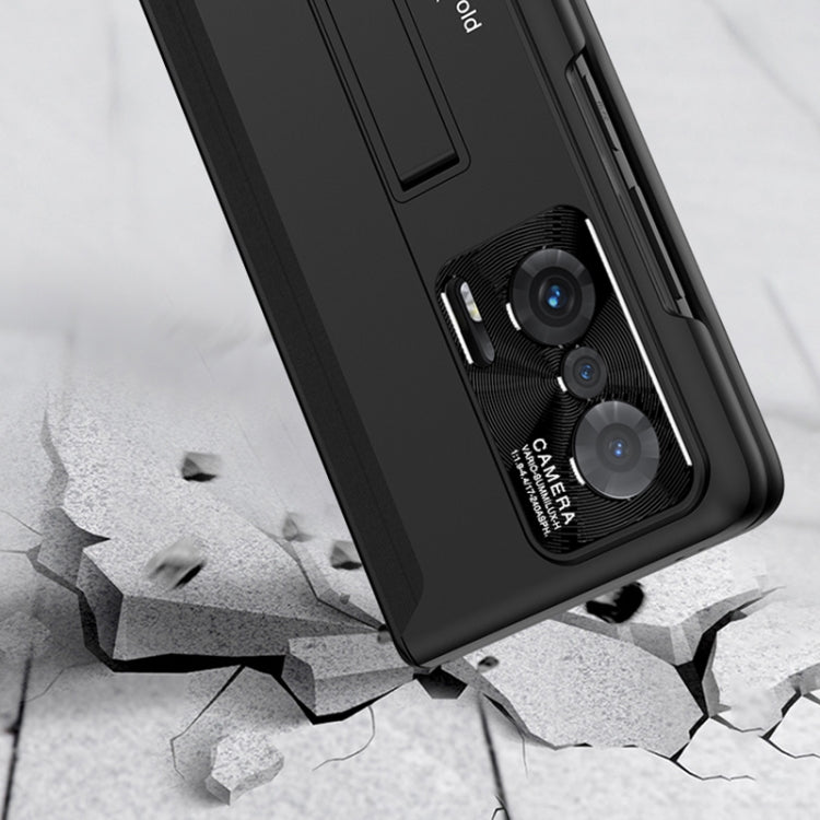 For Honor Magic V 5G GKK Magnetic Hinge Full Coverage Phone Case(Silver) - Honor Cases by GKK | Online Shopping UK | buy2fix