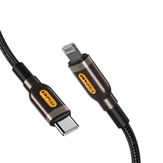 awei CL-125T Type-C / USB-C to Type-C / USB-C Fast Charging Data Cable, Length: 1m(Black) -  by awei | Online Shopping UK | buy2fix