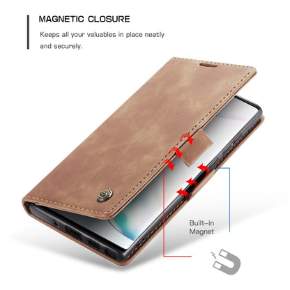 For Galaxy A81 / Note 10 Lite CaseMe Multifunctional Horizontal Flip Leather Case, with Card Slot & Holder & Wallet(Brown) - Samsung Accessories by CaseMe | Online Shopping UK | buy2fix