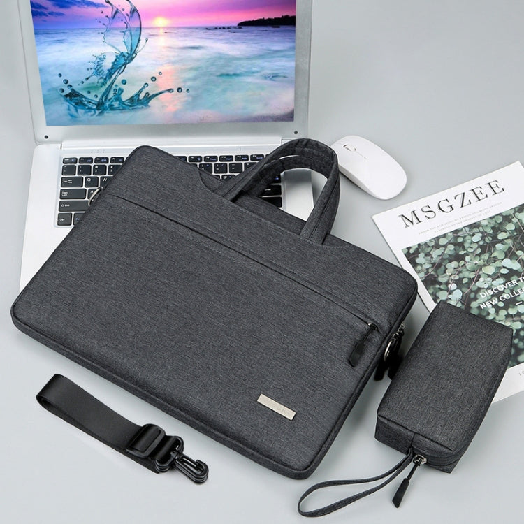 Handbag Laptop Bag Inner Bag with Shoulder Strap/Power Bag, Size:15.6 inch(Dark Grey) - Other by buy2fix | Online Shopping UK | buy2fix