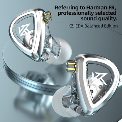 KZ-EDA Balanced Dual Magnetic Dynamic In-Ear Earphone,Length: 1.2m(With Microphone) - In Ear Wired Earphone by KZ | Online Shopping UK | buy2fix