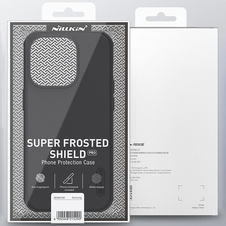 For iPhone 14 Pro Max NILLKIN Frosted Shield Pro PC + TPU Phone Case (Black) - iPhone 14 Pro Max Cases by NILLKIN | Online Shopping UK | buy2fix