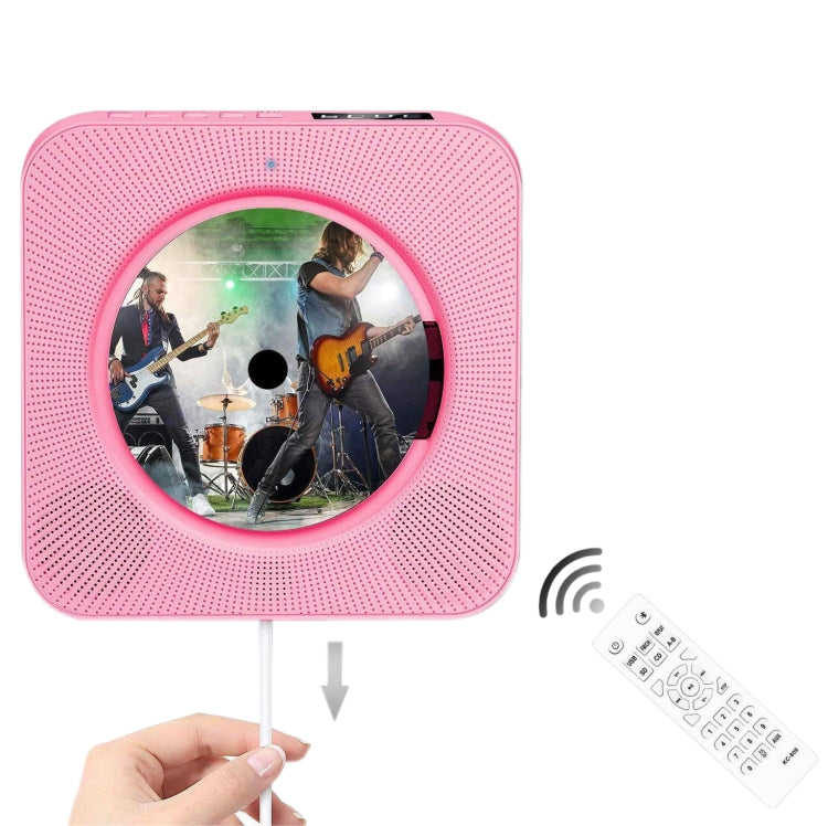 Kecag KC-809 10W Portable Bluetooth Album CD Player Player(Pink) - DVD & LCD Player by Kecag | Online Shopping UK | buy2fix