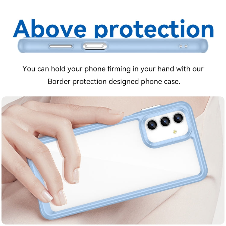 For Samsung Galaxy A13 5G Colorful Series Acrylic + TPU Phone Case(Blue) - Samsung Accessories by buy2fix | Online Shopping UK | buy2fix