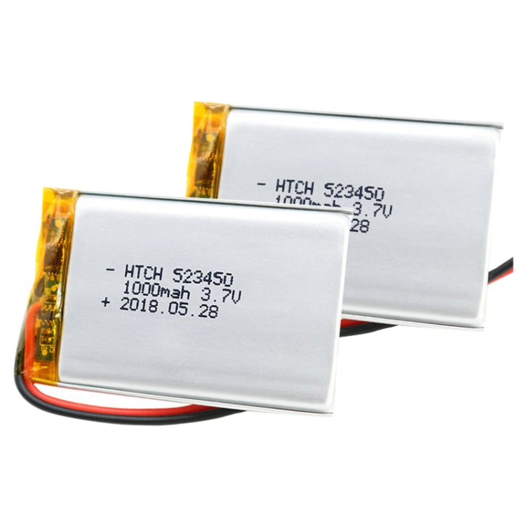 2pcs 523450 1000mAh Li-Polymer Battery Replacement - Others by buy2fix | Online Shopping UK | buy2fix