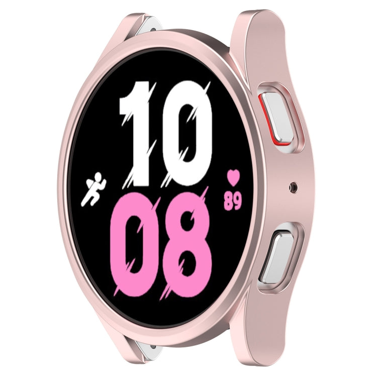 For Samsung Galaxy Watch 5 40 mm Half Coverage Hollowed PC Protective Case(Original Powder) - Watch Cases by buy2fix | Online Shopping UK | buy2fix