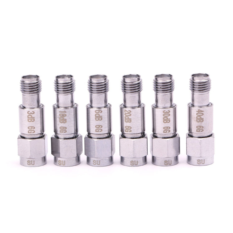 1dBi SMA Attenuator DC-6GHz SMA Coaxial Fixed Connectors - Connectors by buy2fix | Online Shopping UK | buy2fix