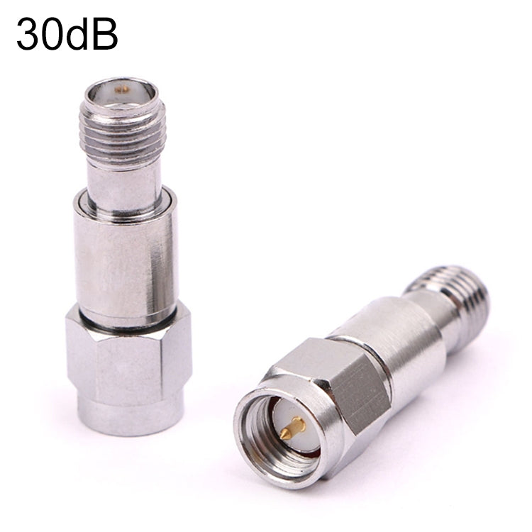 30dBi SMA Attenuator DC-6GHz SMA Coaxial Fixed Connectors - Connectors by buy2fix | Online Shopping UK | buy2fix