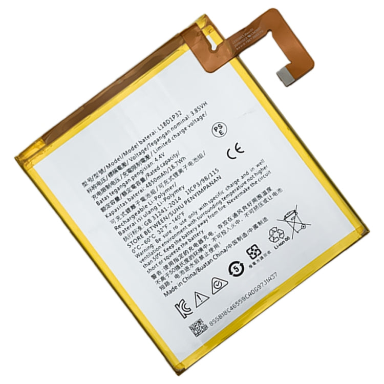 4850mAh L18D1P32 For Lenovo Tablet M10 TB-X605L Li-Polymer Battery - For Lenovo by buy2fix | Online Shopping UK | buy2fix