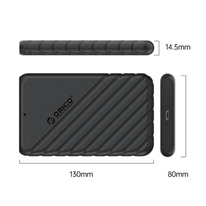 ORICO 25PW1C-C3 Type-C to Type-C 2.5 inch External Storage Hard Drive Case(Black) -  by ORICO | Online Shopping UK | buy2fix