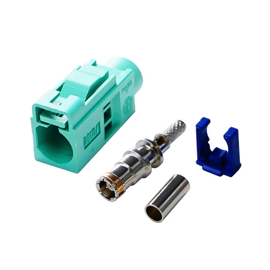 For RG174 Cable Fakra Radio Crimp Female Jack / Plug Connector with Phantom RF Coaxial(Fakra E) - In Car by buy2fix | Online Shopping UK | buy2fix