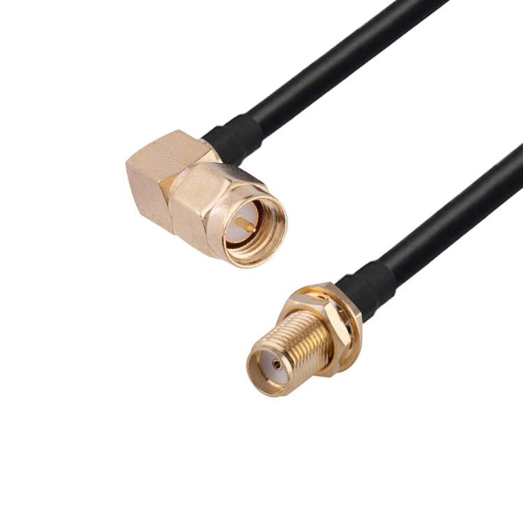 SMA Male Elbow to SMA Female RG174 RF Coaxial Adapter Cable, Length: 10cm - Connectors by buy2fix | Online Shopping UK | buy2fix