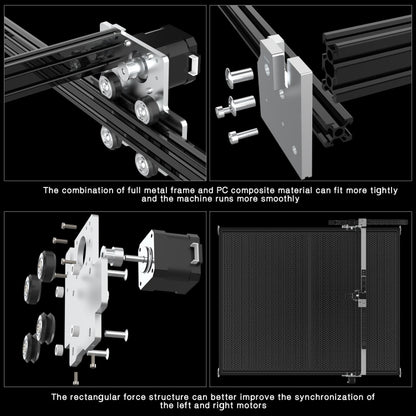 NEJE MASTER 3 MAX Laser Engraver with A40640 Dual Laser Beam Module(EU Plug) - DIY Engraving Machines by NEJE | Online Shopping UK | buy2fix