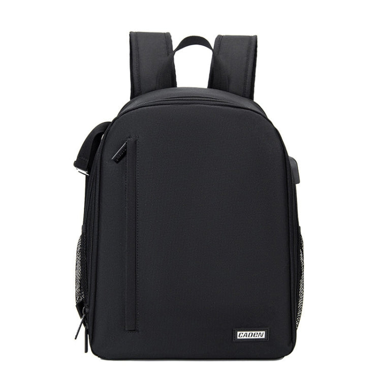 CADeN D6 IV Expandable Camera Backpack Shoulders Camera Lens Bag, Size:32 x 18 x 42cm(Black) - Backpack by CADeN | Online Shopping UK | buy2fix