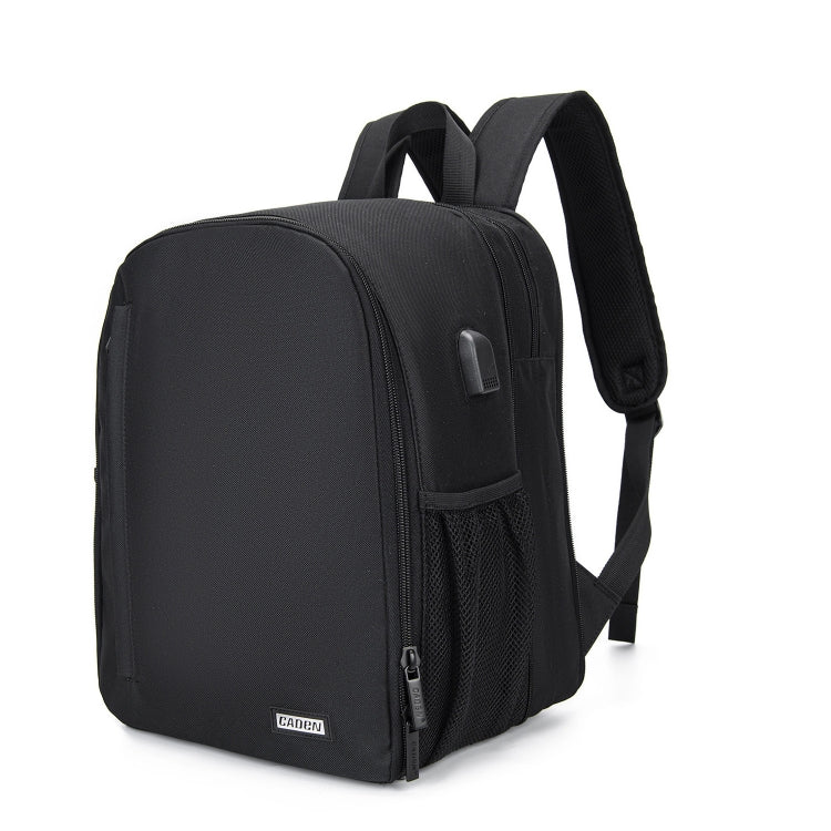 CADeN D6 IV Expandable Camera Backpack Shoulders Camera Lens Bag, Size:32 x 18 x 42cm(Black) - Backpack by CADeN | Online Shopping UK | buy2fix