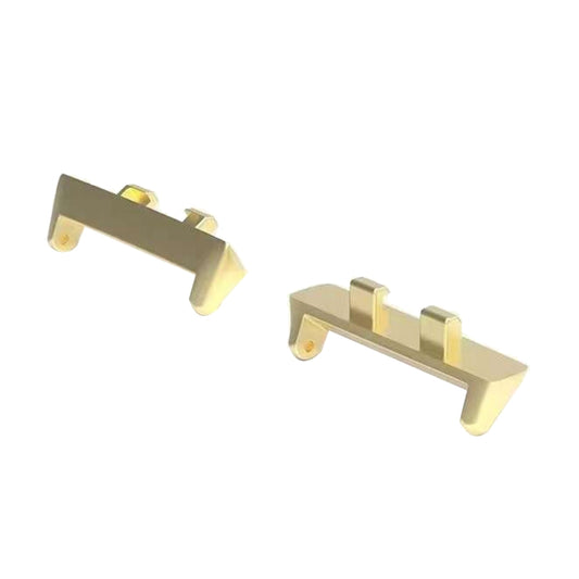 For OPPO Watch3 42mm 1 Pair 20mm Metal Watch Band Connector(Gold) - Repair & Spare Parts by buy2fix | Online Shopping UK | buy2fix