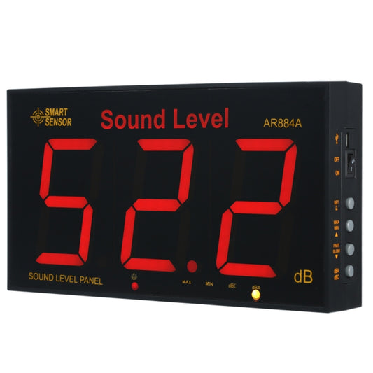 SmartSensor AR884A Smart Wall Mounted Sound Level Meter, EU/US Plug - Light & Sound Meter by buy2fix | Online Shopping UK | buy2fix