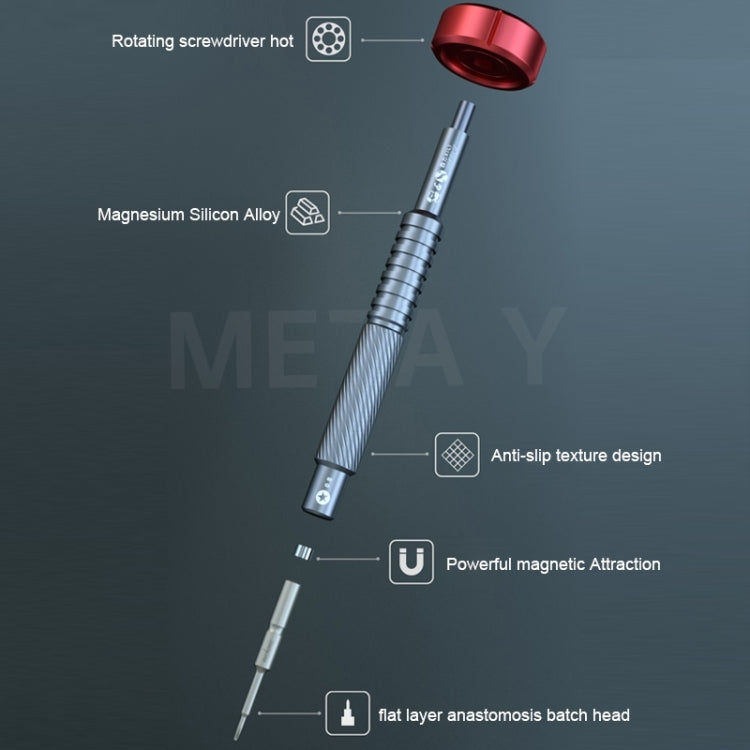 MECHANIC META Y Torx T2 Alloy Magnetic Screwdriver for Phone Repair - Repair & Spare Parts by MECHANIC | Online Shopping UK | buy2fix