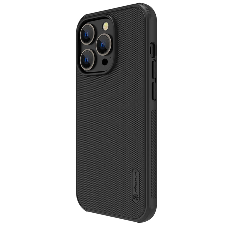 For iPhone 14 Pro NILLKIN Frosted Shield Pro Magsafe Phone Case(Black) - iPhone 14 Pro Cases by NILLKIN | Online Shopping UK | buy2fix