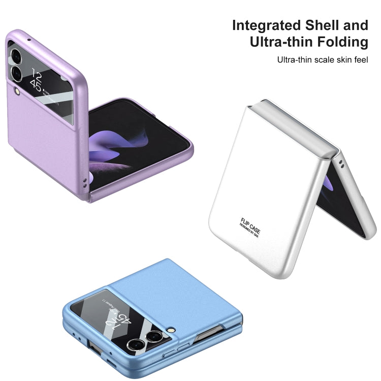 For Samsung Galaxy Z Flip4 GKK Integrated Ultra-thin Full Coverage Phone Case(Dark Green) - Galaxy Z Flip4 5G Cases by GKK | Online Shopping UK | buy2fix
