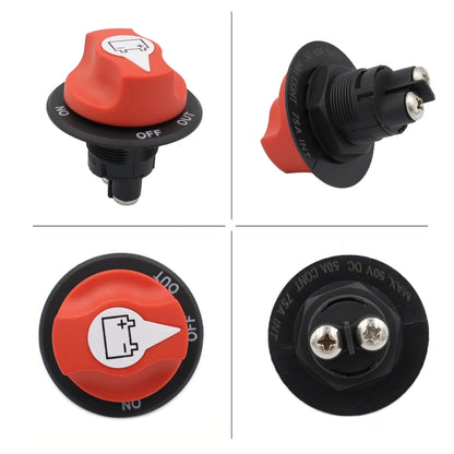 200A 6AWG Car Yacht Battery Selector Isolator Disconnect Rotary Switch Cut With Power Cord - In Car by buy2fix | Online Shopping UK | buy2fix