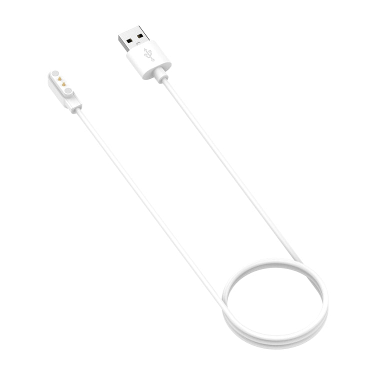 For Realme TechLife Watch Watch Magnetic Charging Cable Length: 1.2m(White) - Smart Wear by buy2fix | Online Shopping UK | buy2fix