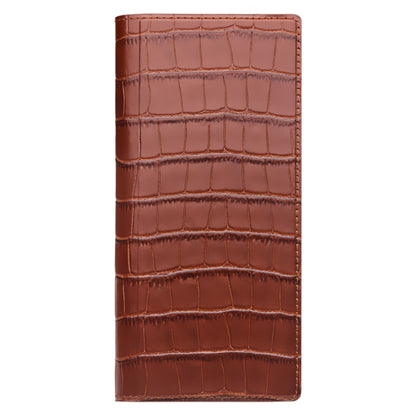 For Huawei Mate XS 2 QIALINO Crocodile Pattern Genuine Leather Phone Case(Brown) - Huawei Cases by QIALINO | Online Shopping UK | buy2fix