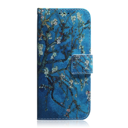 For Xiaomi Redmi A1 Coloured Drawing Horizontal Flip Leather Phone Case(Apricot Flower) - Xiaomi Cases by buy2fix | Online Shopping UK | buy2fix