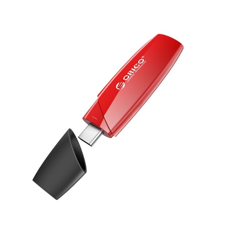 ORCIO USB3.0 U Disk Drive, Read: 100MB/s, Write: 15MB/s, Memory:128GB, Port:Type-C(Red) - USB Flash Drives by ORICO | Online Shopping UK | buy2fix